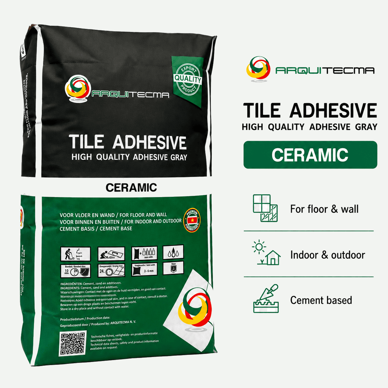 Ceramic Tile Adhesive productverpakking